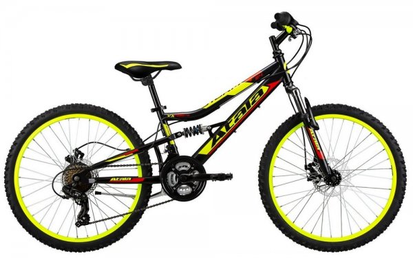 Bicicletta Atala STORM MD Nera 24\" 21V Full 2023