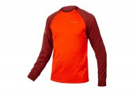 Maglia ENDURA Singletrack Fleece - Rossa