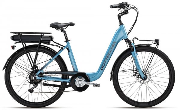 Bicicletta Bottecchia BE11 Azzurro 26\" Elettrica Donna 6S 2025