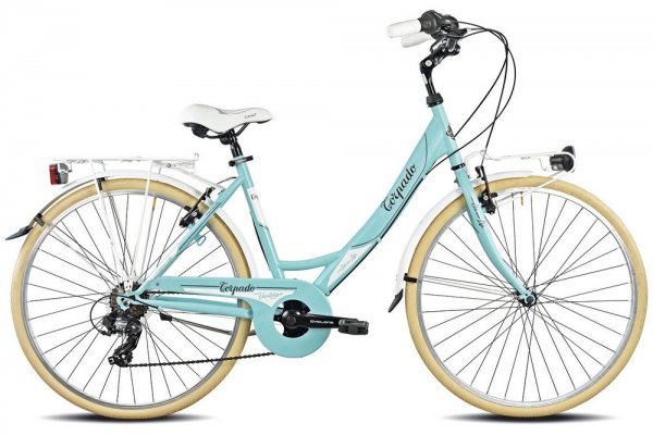 Bicicletta Torpado T120 Silver Life Acquamarina Lady 26\" 6V 2022