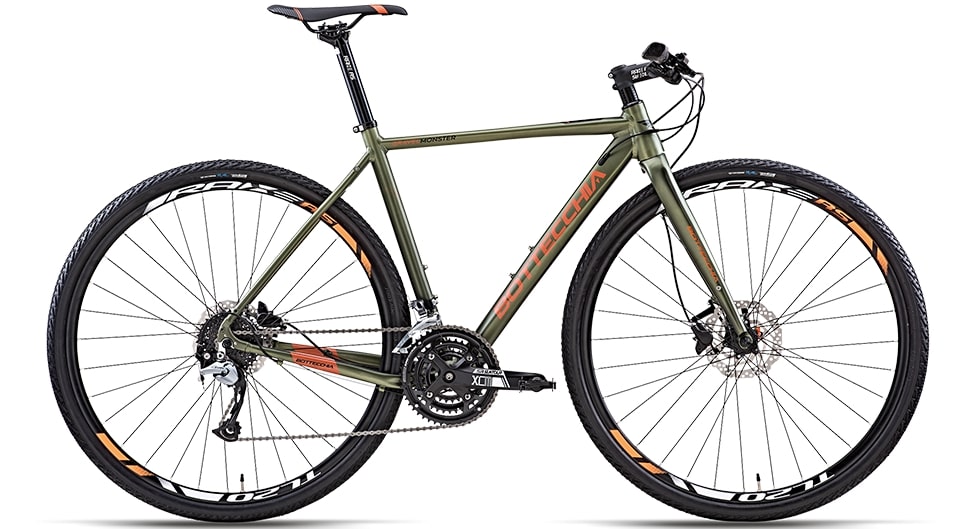Bicicletta Bottecchia 347 Verde Gravel Cross Disk 27S 2025