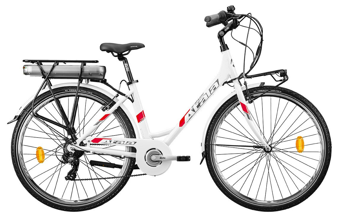 Bicicletta Atala E-RUN 6.1 Lady 360 Bianca 26" 7S