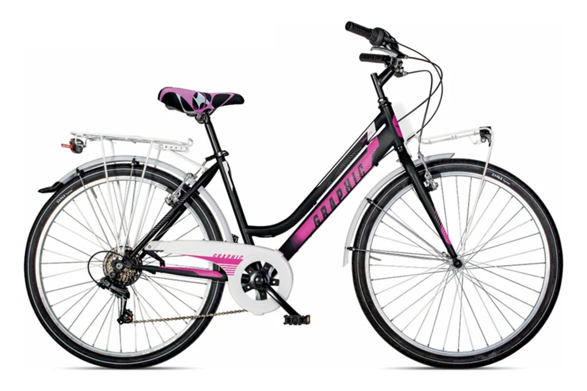 Bicicletta City Graphic Lady Velomarche 26" 6v 2026