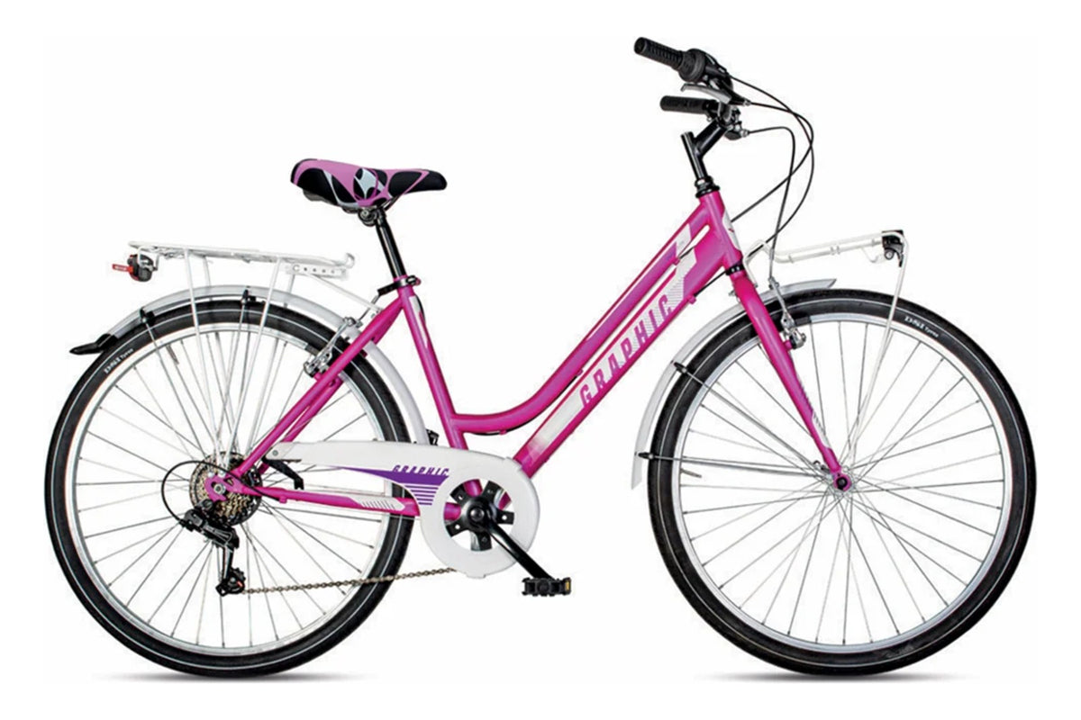 Bicicletta City Graphic Lady Velomarche 26" 6v 2026
