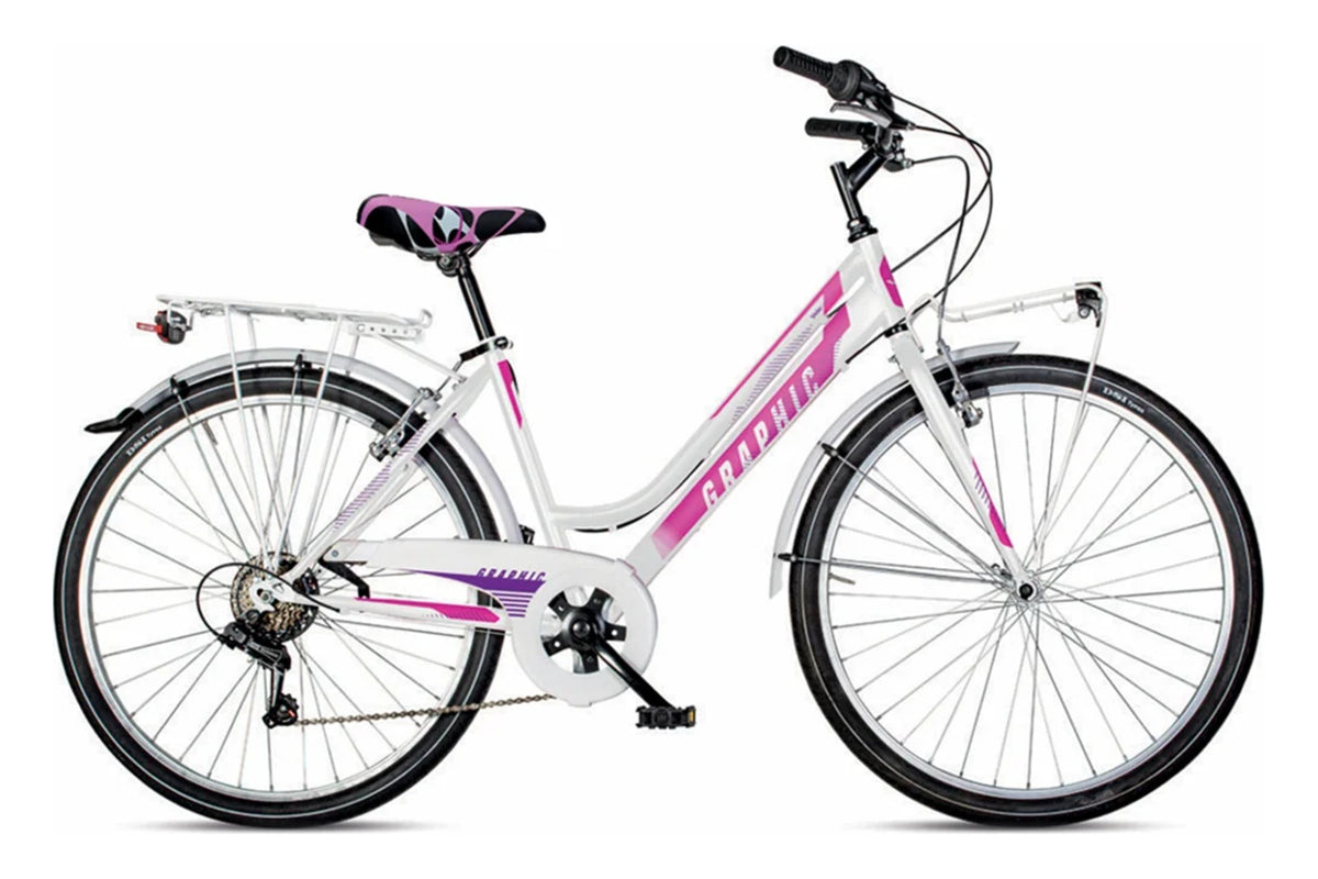 Bicicletta City Graphic Lady Velomarche 26" 6v 2026