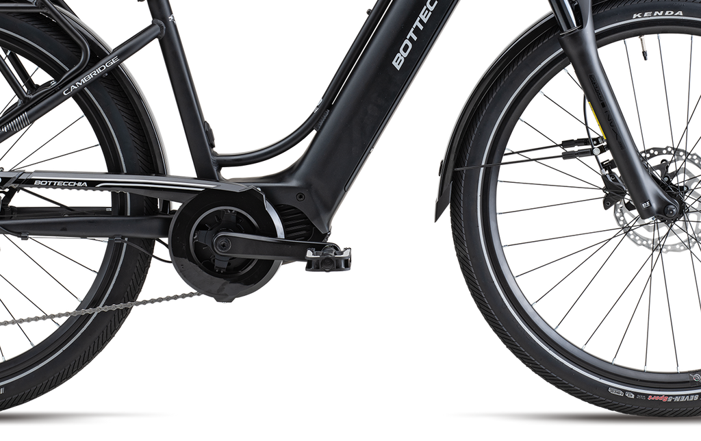 Bottecchia BE22 CAMBRIDGE dettaglio motore e batteria integrata
