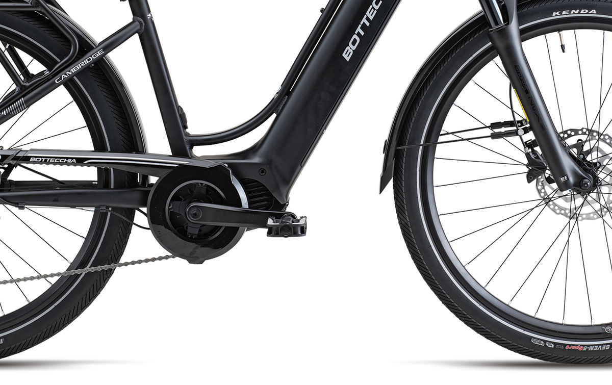 Bottecchia BE22 CAMBRIDGE dettaglio motore e batteria integrata