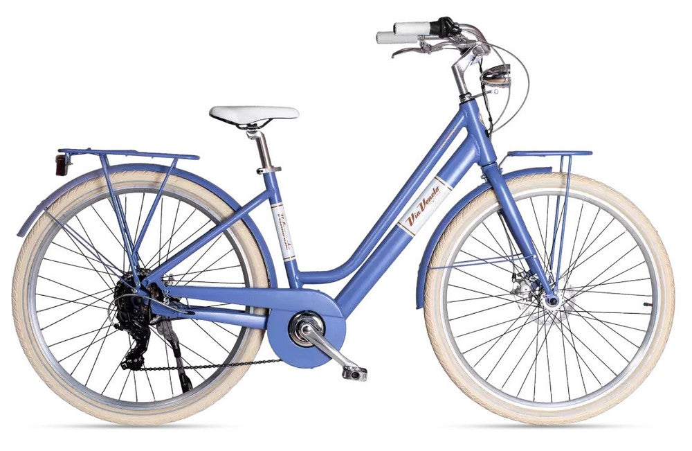 Bicicletta Elettrica Via Veneto Victoria 28 7S Celeste Marina