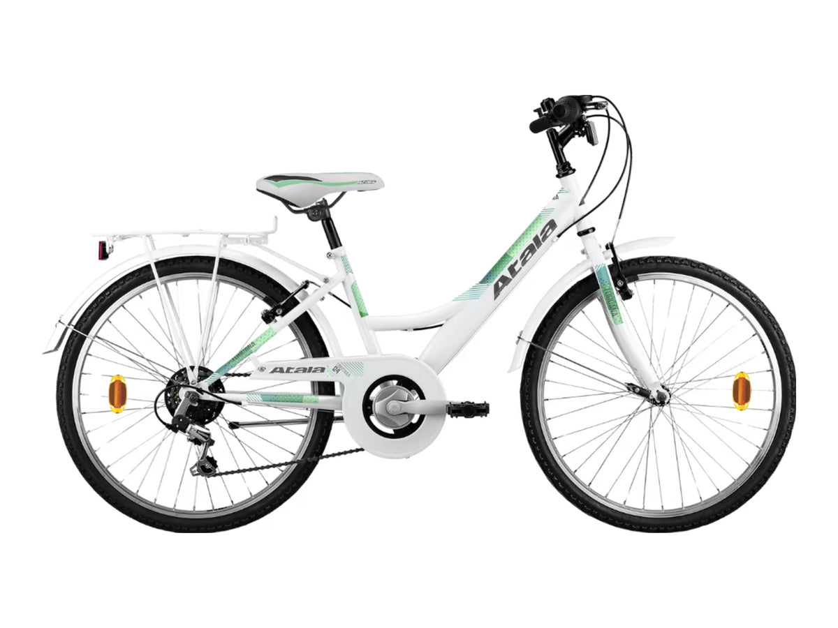 Bicicletta Atala Toscana Girl 24 Bianco/Verde chiaro