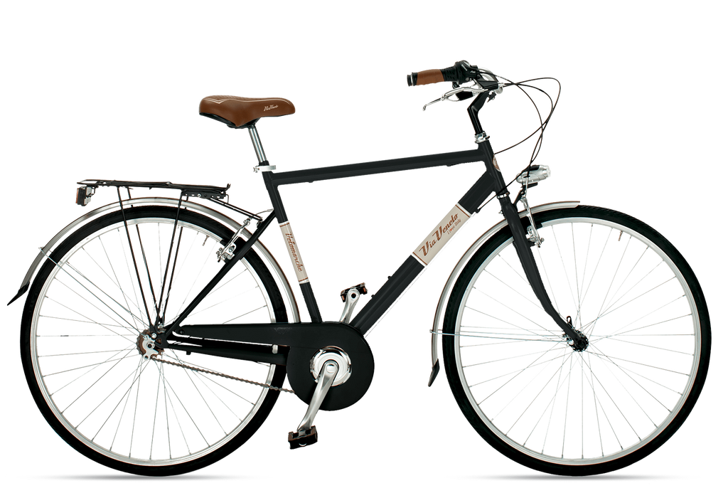 Bicicletta Via Veneto Allure Man 6s - Nero Polvere di caffè (opaco)