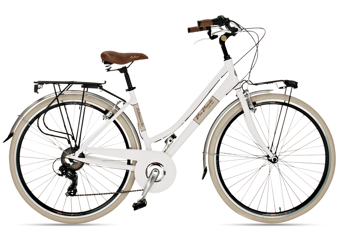 Bicicletta Via Veneto Elegance Lady 6s - Bianco Gelato