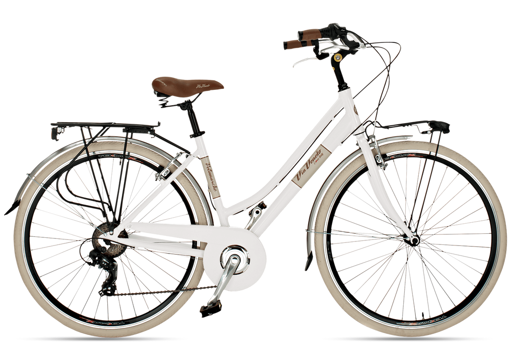 Bicicletta Via Veneto Elegance Lady 18s - Bianco