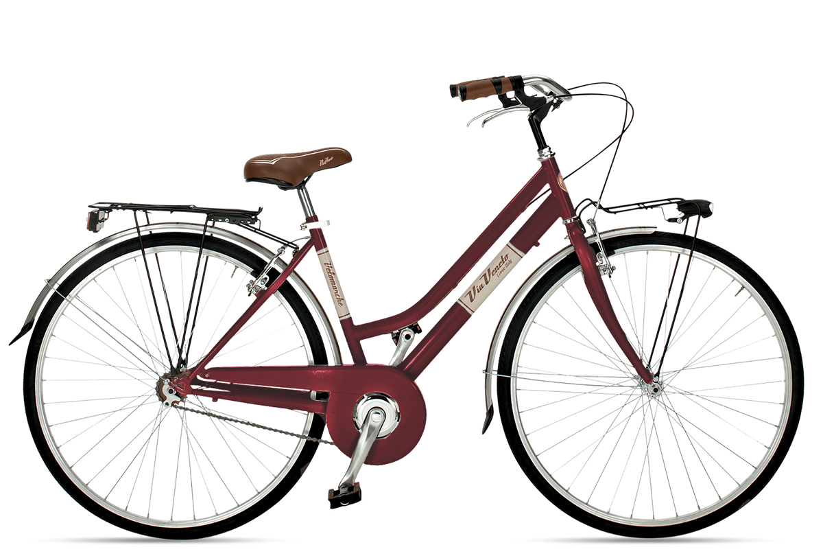 Bicicletta Via Veneto Allure Lady 6s - Rosso Cuore di Dama