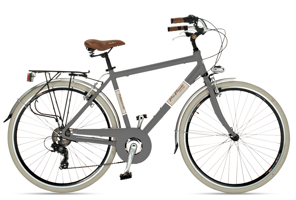 Bicicletta Via Veneto Elegance Man 6s - Grigio Gallante