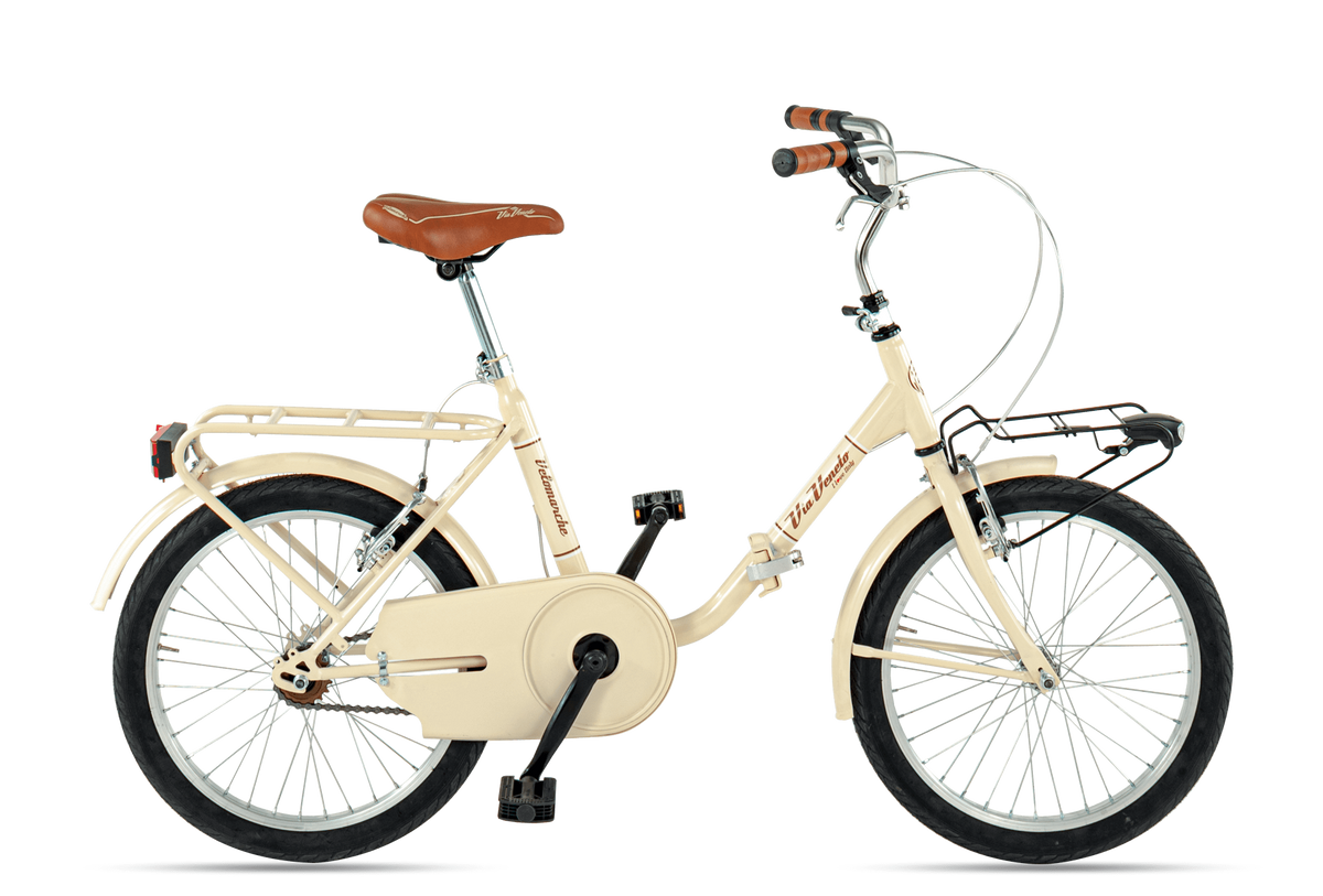 Bicicletta Via Veneto 20" Mia Folding 1s - Beige Cappuccino