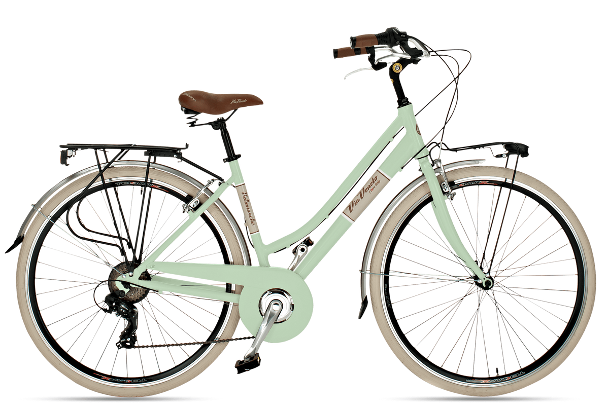 Bicicletta Via Veneto Elegance Lady 18s - Verde Giulietta