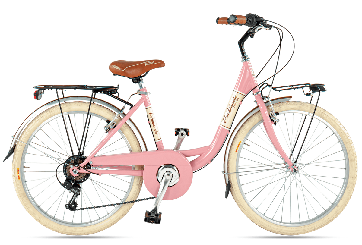 Bicicletta Via Veneto 24" Giuly 6s - Rosa Diva
