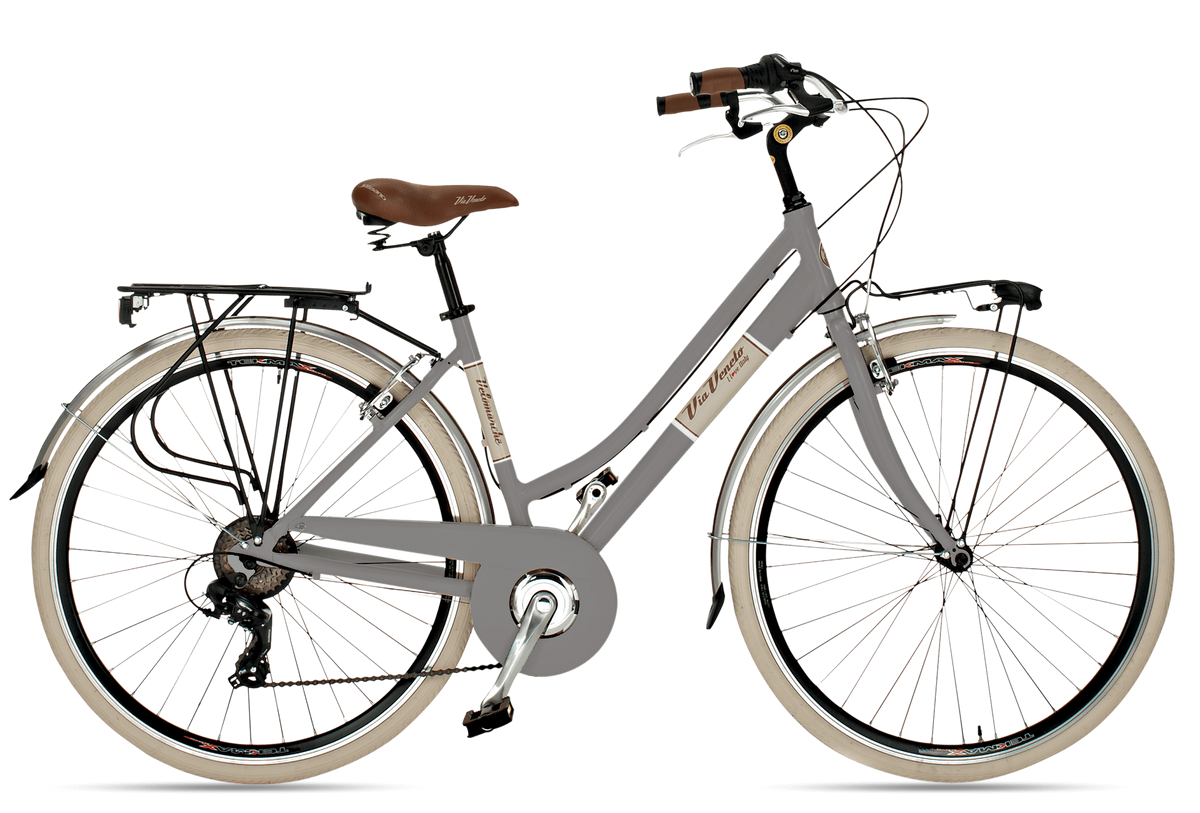 Bicicletta Via Veneto Elegance Lady 6s - Grigio Gallante