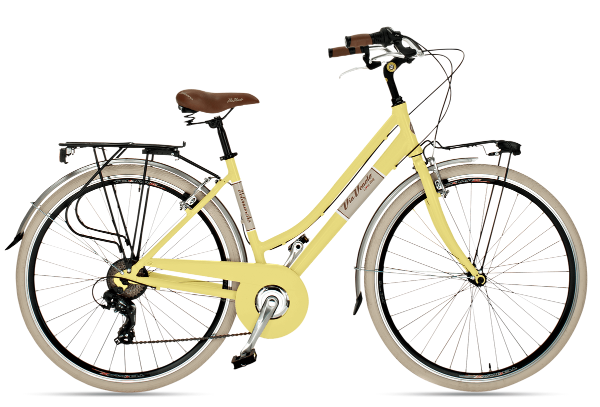 Bicicletta Via Veneto Elegance Lady 6s - Giallo Anita