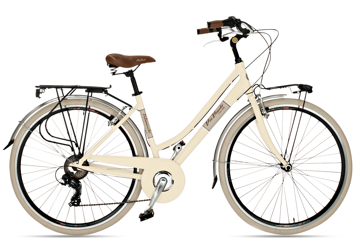 Bicicletta Via Veneto Elegance Lady 18s - Beige Cappuccino