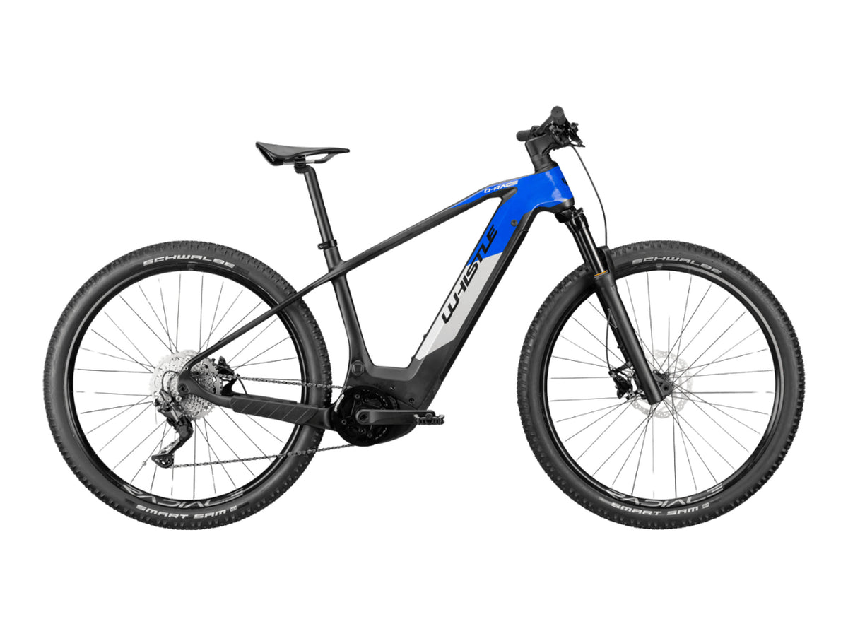 Bicicletta Elettrica Whistle O-Race C7.4 Carbonio/Blu