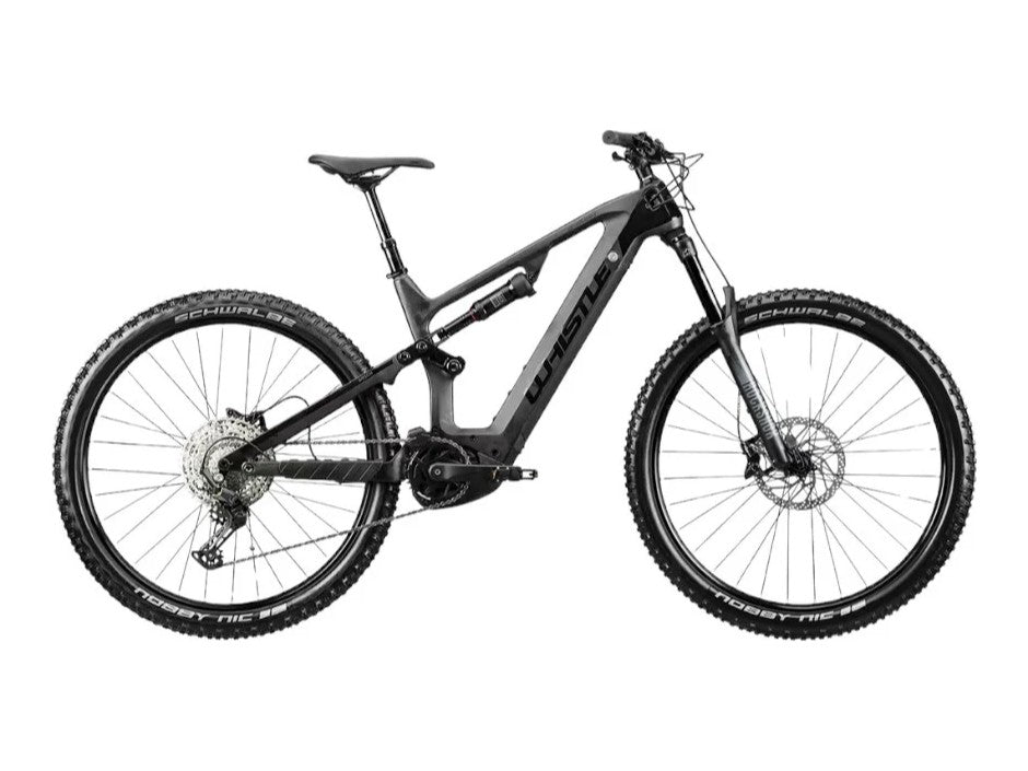 Bicicletta Elettrica Whistle B-Rush C2.4 Carbonio/Nero