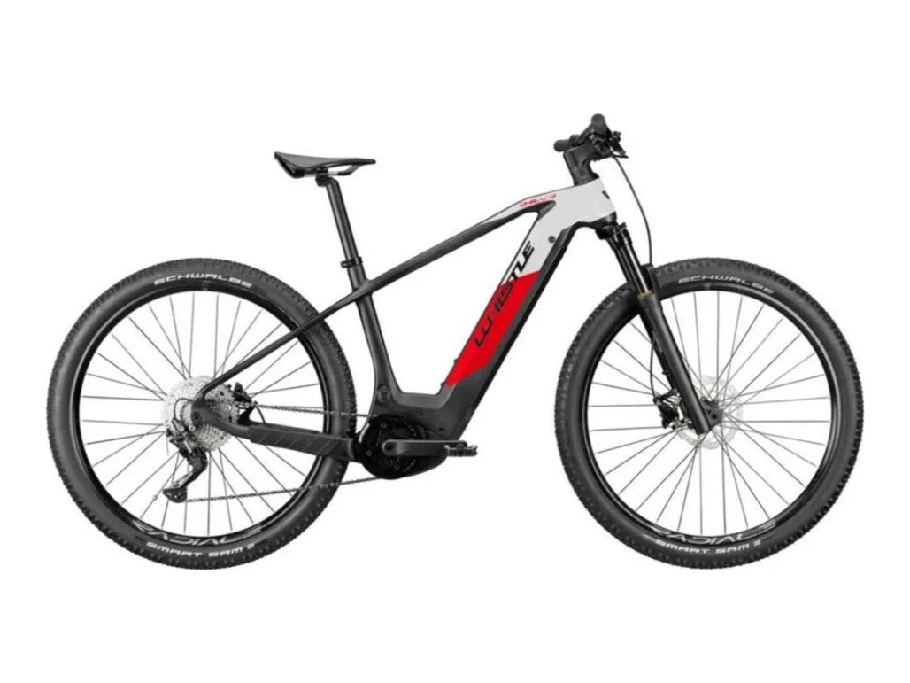 Bicicletta Elettrica Whistle O-Race C7.4 Carbonio/Rosso