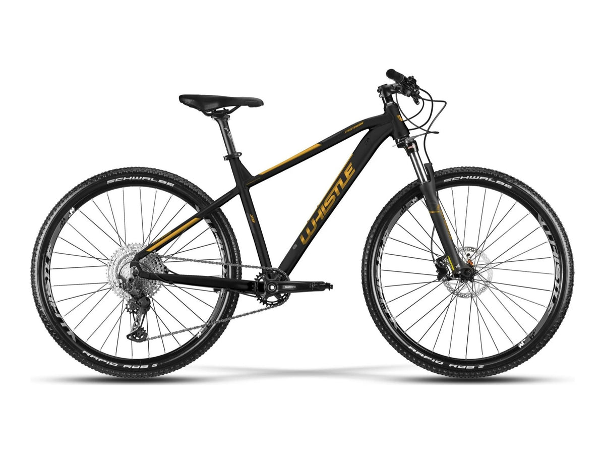 Bicicletta MTB Whistle Patwin A3.7 Nero/Oro